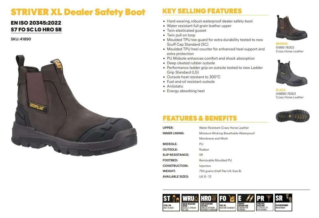 CAT Striver XL Dealer S7 Black